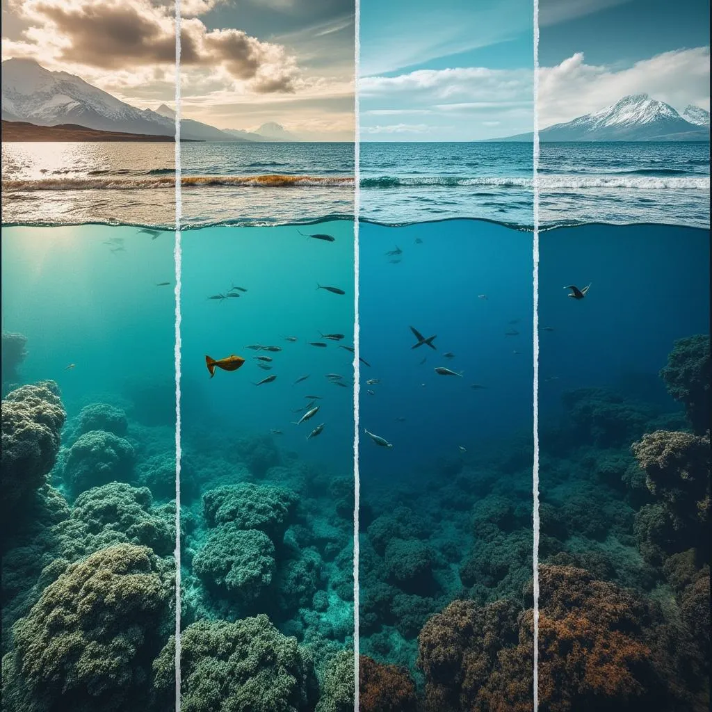 Cambios estacionales en el mar patagónico